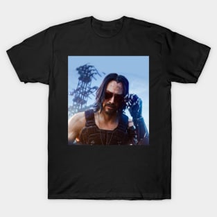 CyberPunnk Keanu Reeves T-Shirt